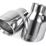 APR Double-Walled 3.5" Slash-Cut Tips (Brushed Silver) - Set of 2