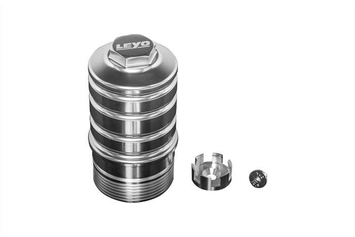 LEYO Motorsport Oil Filter Housing (Silver) - Image 1
