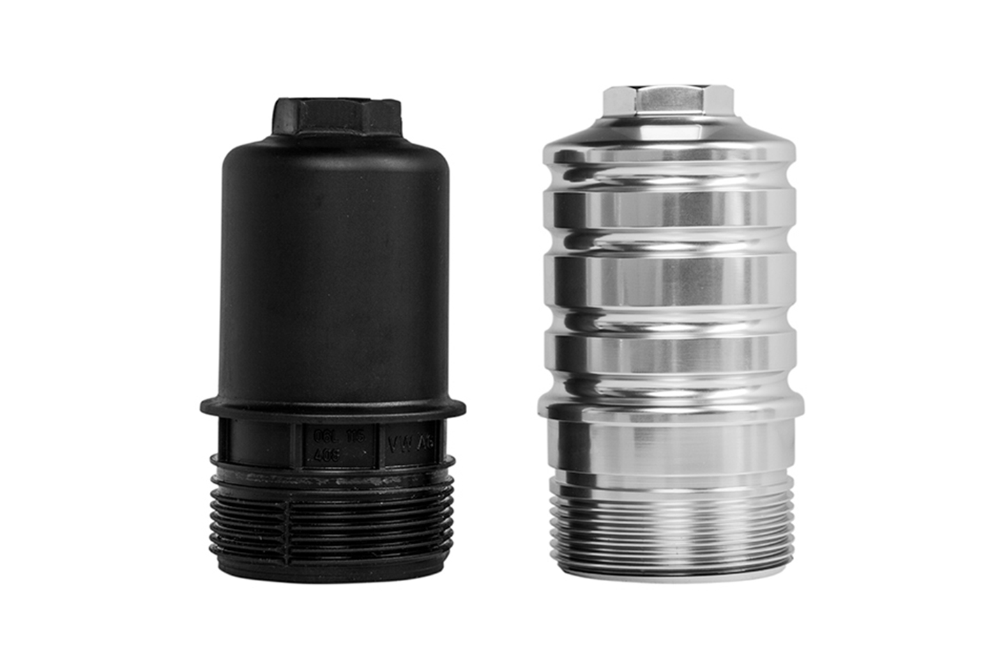 OIL_FILTER_HOUSING-3_u16q-99 LEYO Motorsport Oil Filter Housing (Silver) - Image 2