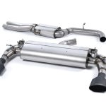 Milltek Audi RS3 Sportback (8V MQB - Pre Facelift Only) Valved & Resonated Cat-Back Exhaust System with Cerakote Black Oval Trims