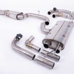 Milltek Audi RS3 Sedan 400PS (8Y MQB EVO) - (Συμβατό για οχήματα με ή χωρίς OPF/GPF μοντέλα) 80mm Resonated (Quieter) OPF/GPF Back System