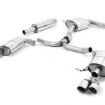 Milltek Resonated (Quieter) Cat-Back Exhaust System with Polished Oval Tips