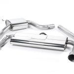 Milltek MK 7/7.5 GTi  Resonated (Quieter) Cat-Back Exhaust System with Matt Black Tips