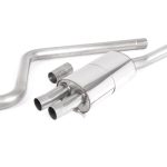 MILLTEKSPORT GPF/OPF BACK SYSTEM WITH POLISHED GT-90 TRIMS - EC APPROVED, TWIN 90MM GT90 TIP STYLE