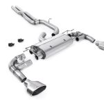 Milltek OPF/GPF Back Exhaust System with Brushed Titanium Oval Trims