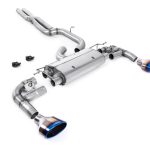 Milltek  OPF/GPF Back Exhaust System with Burnt Titanium Oval Trims