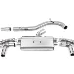 Milltek VW Golf Mk8 R 2.0 TSI 320PS (GPF Equipped Models Only) 80MM Non-Resonated (Louder) OPF Back Exhaust Systems