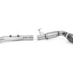 Milltek Golf Mk8 | Octacia 5E | Leon KL1- Large Bore Downpipe and Hi-Flow Sports Cat (For OE OPF-Back)