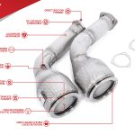 Unitronic Performance Downpipes για C8 RS 6 & RS 7