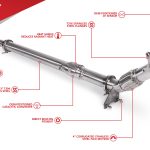Unitronic Downpipe για 2.0 TSI Gen1 (FWD)
