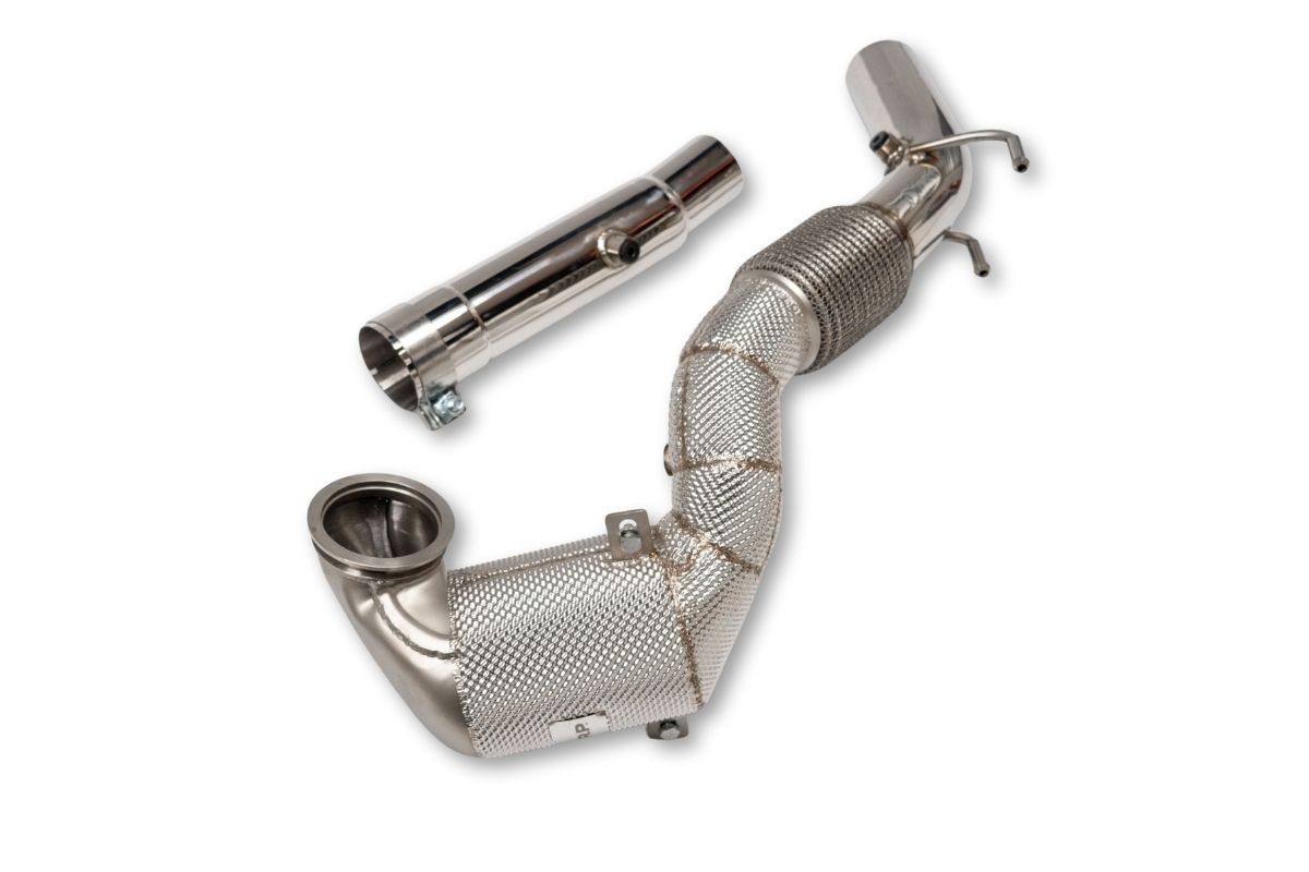 1 Velocity Racing Parts Performance Downpipe for the MK8 Golf GTI Clubsport 2.0 TSI EA888 EVO4 - Image 1